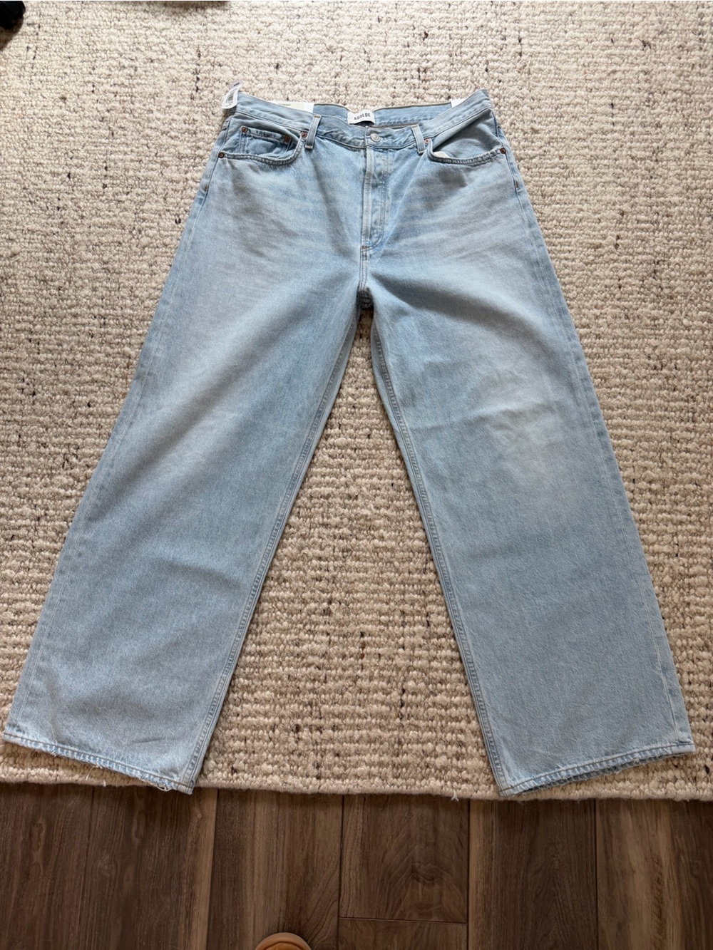 Agolde low slung baggy Women’s Jeans in Spark